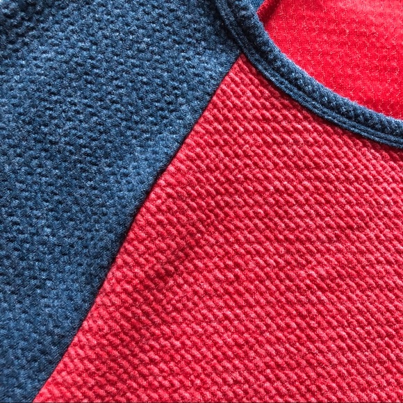 Lularoe Julie Solid Red and Blue - Picture 3 of 3
